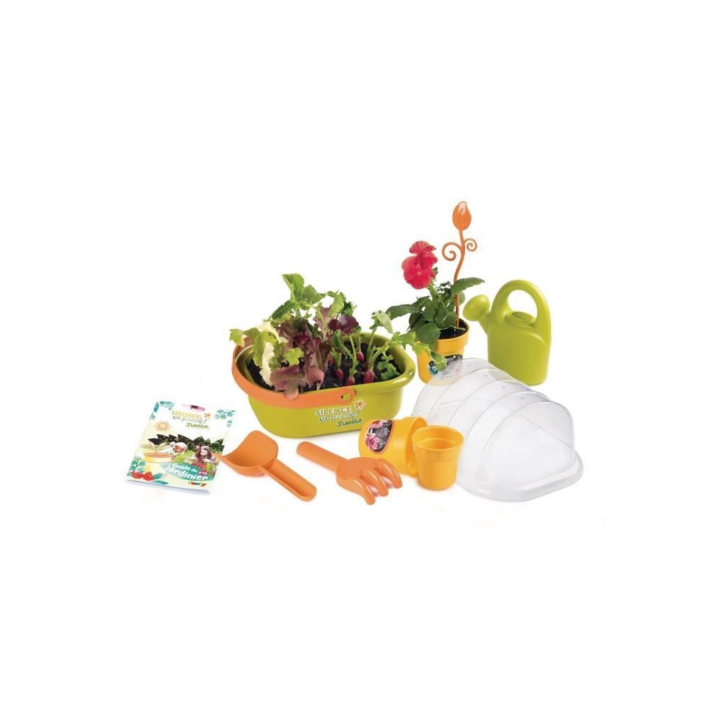 SMOBY - Silence ça Pousse Mini serre avec pognée + accessoires - Fab