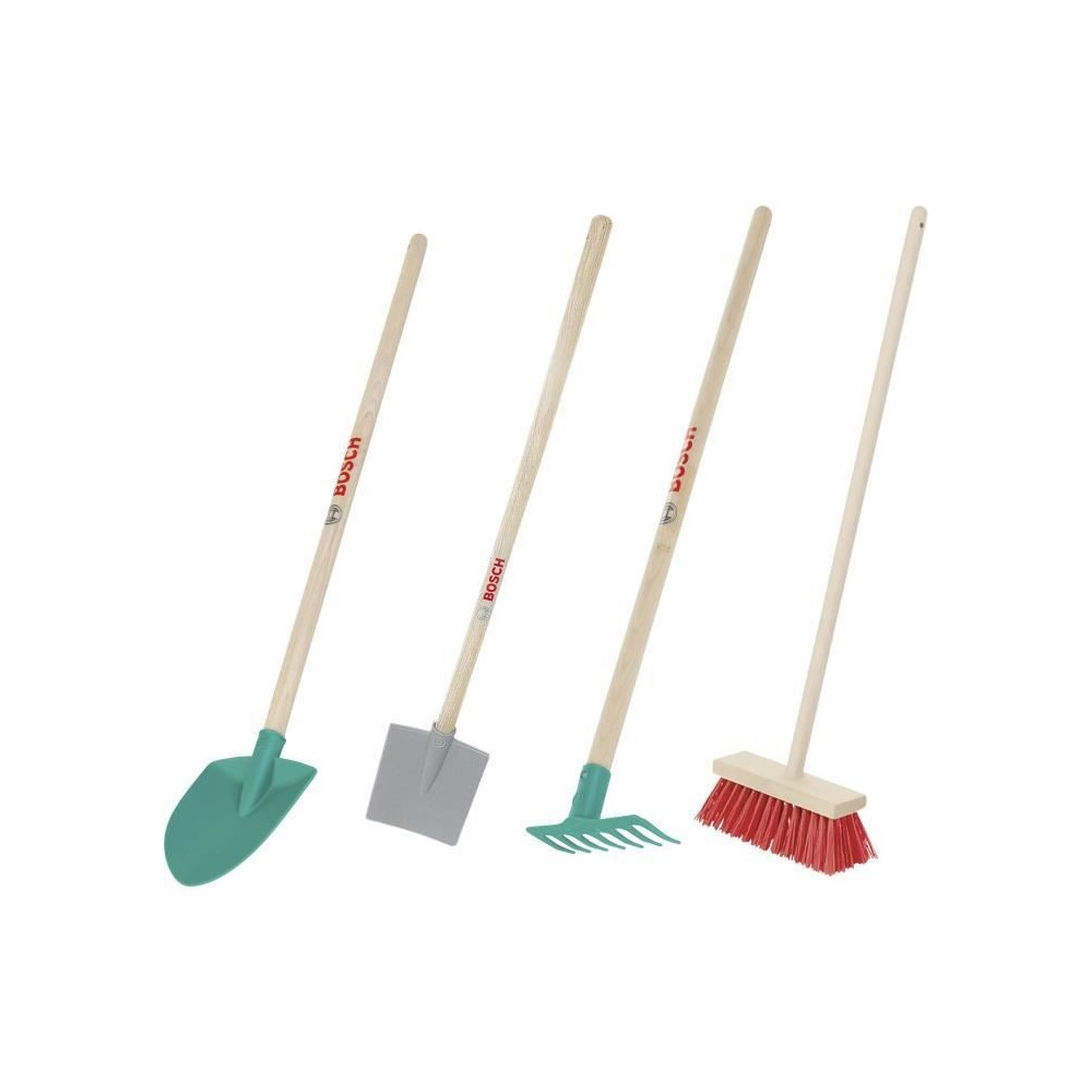 Outils de jardinage Bosch en bois et plastique, 4 pieces - KLEIN - 279