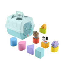 Fisher-Price-Trieur Caisse de Transport d'Animaux-Trieur 8 blocs HTW9