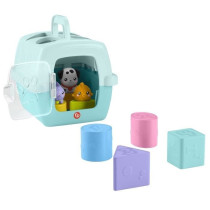 Fisher-Price-Trieur Caisse de Transport d'Animaux-Trieur 8 blocs HTW9