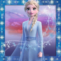 LA REINE DES NEIGES 2 Puzzles 3x49 pieces - Le voyage commence - Raven
