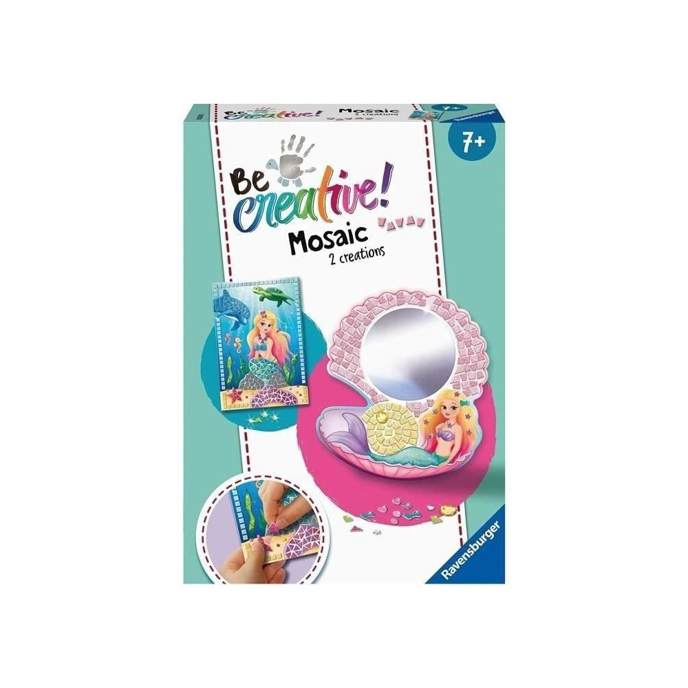 Coffret Mosaique Ravensburger Mermaid - A partir de 7 ans - Décorez f