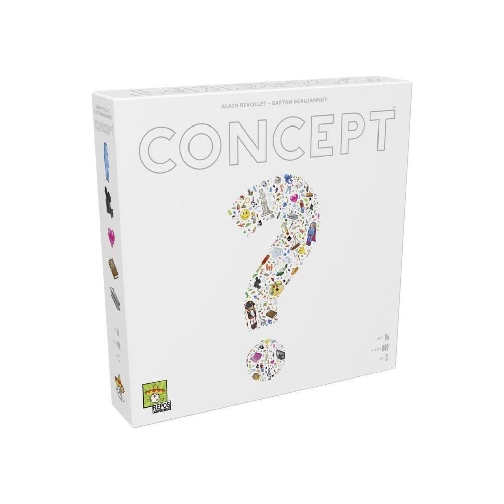 Jeu de société Asmodée - Concept - Unbox Now - 4 a 12 joueurs - 40