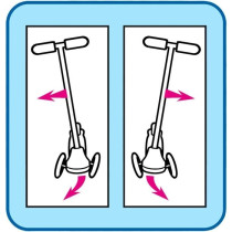 STAMP - Trottinette Steering 3 roues - Spidey