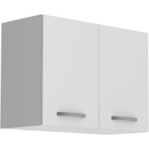 OSLO High cabinet 2 doors - White - L 80 x D 36 x H 58 cm