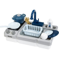 Sink Toy - KLEIN - Miele Kitchen Sink with Working Faucet and Accessor