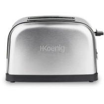 Two-slice toaster - HKoeNIG - TOS7 - 850 W - Stainless steel