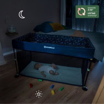 Badabulle Easy Clip Travel Cot - Easy to Fold and Unfold - Lightweight