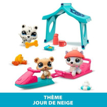 Pack a theme 3 Pets - BANDAI - Littlest Pet Shop Snow - Animals and ac