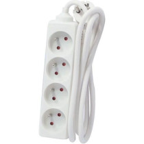 Chacon Party Multiprise Bloc 4 sockets 16a 5m White