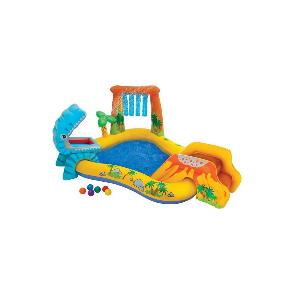 INTEX Children's Inflatable Pool / Aquatic Playground Dinosaur 249 x 1