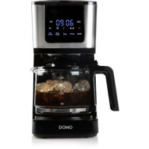 Filter coffee maker - DOMO - DO733K - 900 W - 4 to 10 cups - LCD scree