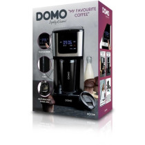 Filter coffee maker - DOMO - DO733K - 900 W - 4 to 10 cups - LCD scree