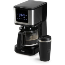Filter coffee maker - DOMO - DO733K - 900 W - 4 to 10 cups - LCD scree