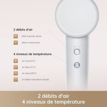 DREAME Hair Gleam Hair Dryer - Quiet - Compact - 1600 W