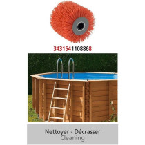 Fartools Nylon Red Abrasive Wire Brush for Rex120c and Rex200
