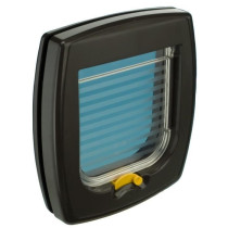 Swing Cat Flap 1 Door for Cats - FERPLAST - Brown - Small - Plastic
