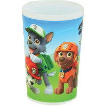 Dish set - FUN HOUSE - PAW PATROL - Glass, 2 soup plates Ø16 cm, cutl