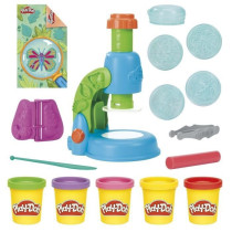 Play-Doh My Little Microscope, modeling clay, 9 accessories and 5 colo