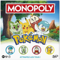 Pokémon Monopoly, board game, 2 to 4 players, games for children and