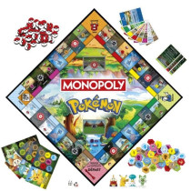 Pokémon Monopoly, board game, 2 to 4 players, games for children and