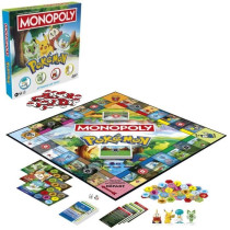 Pokémon Monopoly, board game, 2 to 4 players, games for children and