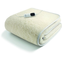 Heated Mattress Topper - Imetec - 1 Place 100% Wool and Merino, 150 x