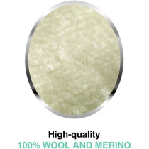 Heated Mattress Topper - Imetec - 1 Place 100% Wool and Merino, 150 x