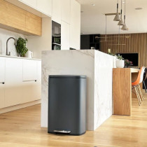 Kitchen pedal bin - ADMIRAL - KITCHEN MOVE - 50L - Design - Matt grey