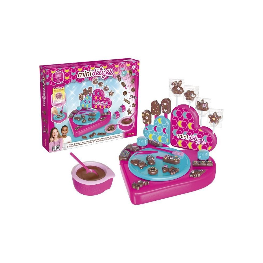 LANSAY Mini Delights Cooking Game My Super Chocolate Workshop 5 in 1 -