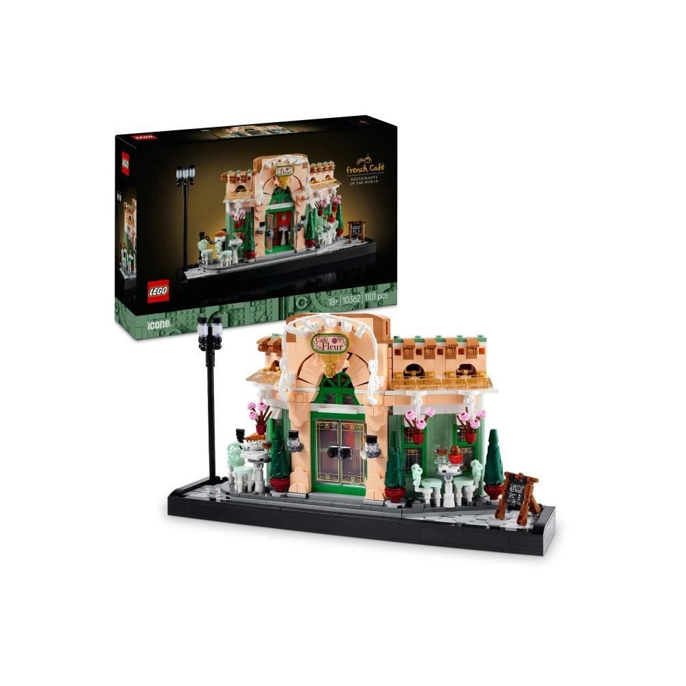 LEGO Icons 10362 Le café français - Décoration parisienne pour éta