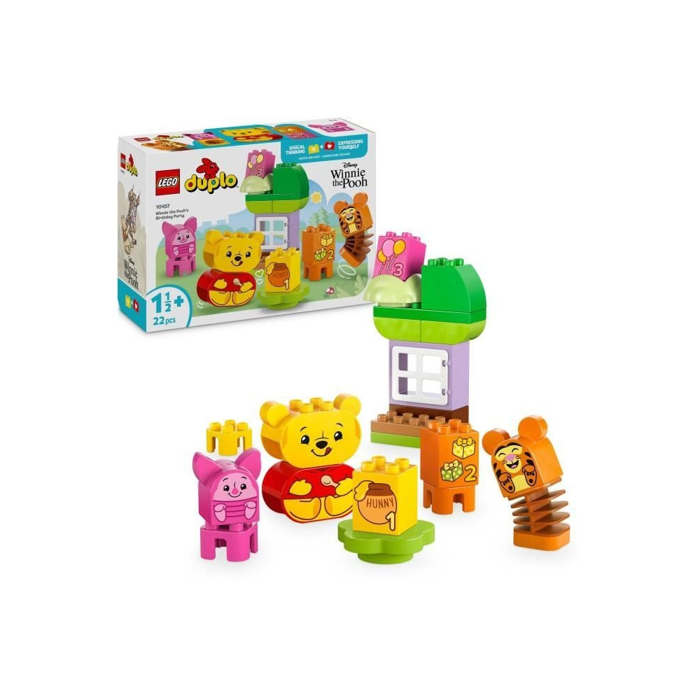 LEGO DUPLO | Disney 10457 L'Anniversaire de Winnie l'Ourson - Jeu de c