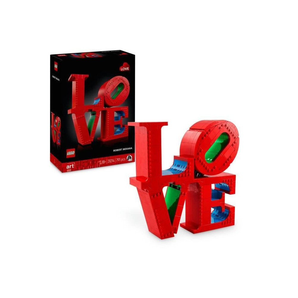 LEGO Art 31214 LOVE - Set de construction pour adultes - Décoration e
