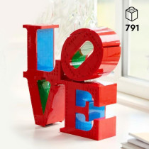 LEGO Art 31214 LOVE - Set de construction pour adultes - Décoration e