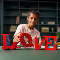 LEGO Art 31214 LOVE - Set de construction pour adultes - Décoration e