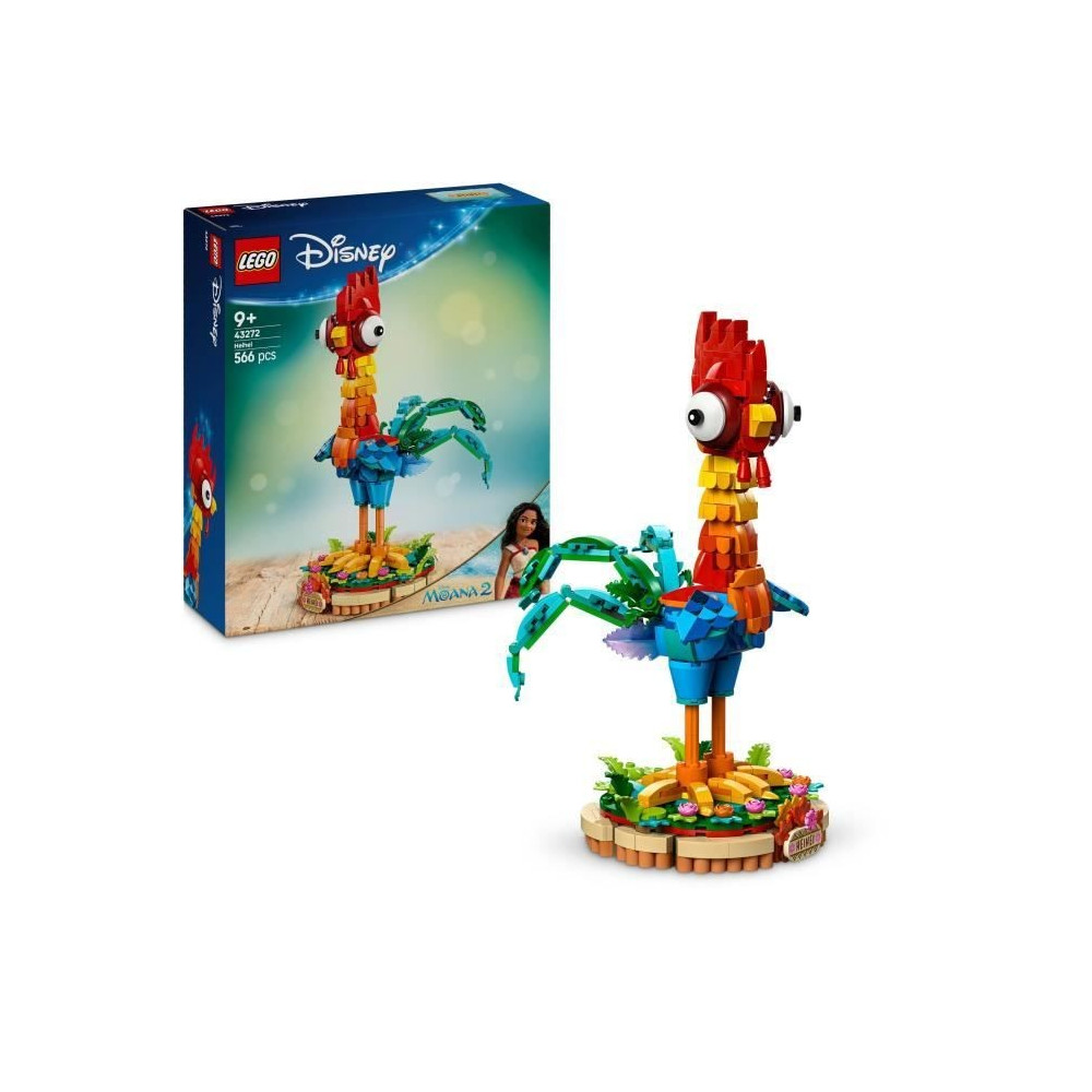 LEGO | Disney Vaiana 2 43272 Heihei - Jouet pour fille des 9 ans avec