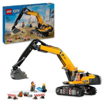 LEGO City 60420 Yellow Construction Excavator, toy for children aged 8