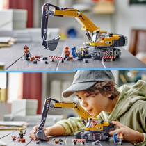 LEGO City 60420 Yellow Construction Excavator, toy for children aged 8
