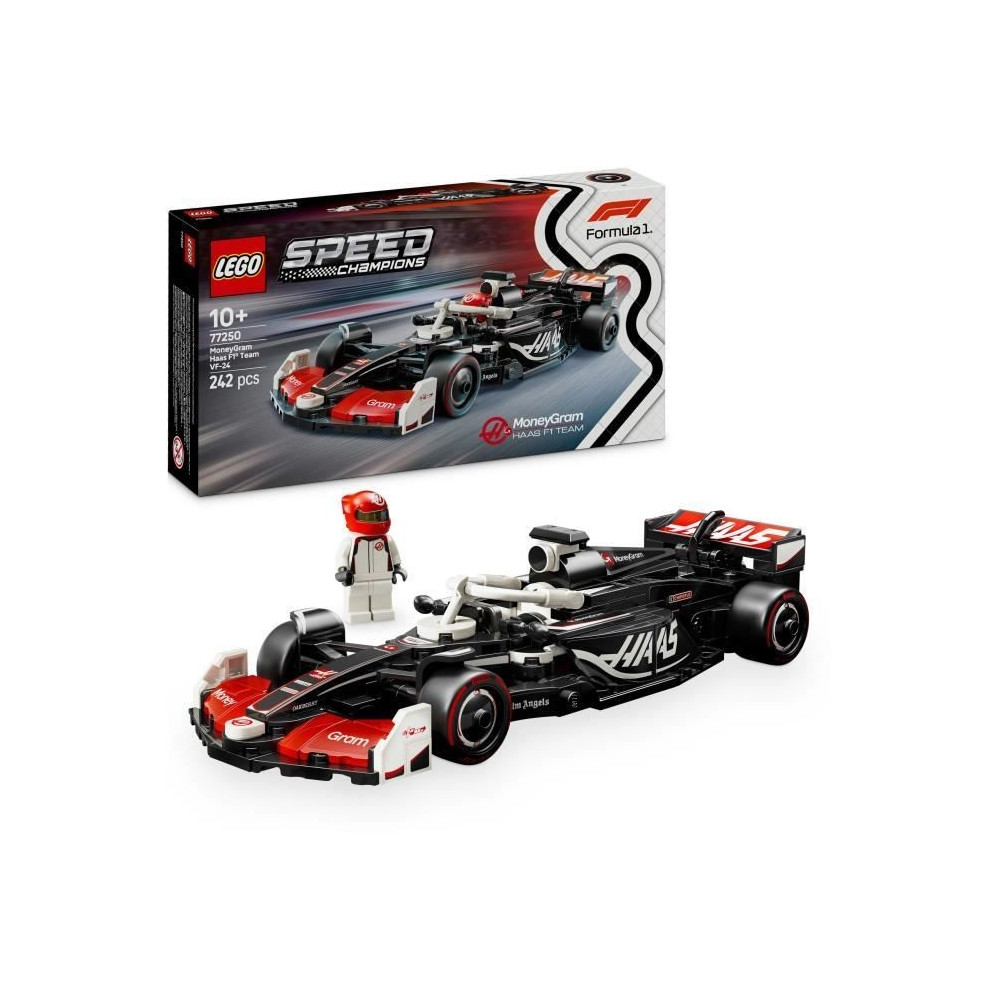 LEGO Speed Champions 77250 Voiture F1 MoneyGram Haas Team VF-24 - Joue