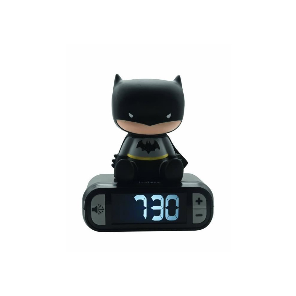 BATMAN - Digital alarm clock with 3D night light and sound effects - L