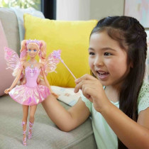 Poupée Barbie Fée-Ailes Et Tenue Avec Changement De Couleur