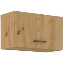 High hood unit - MODENA - 60 cm - Artisan oak and matt black - CUISINI