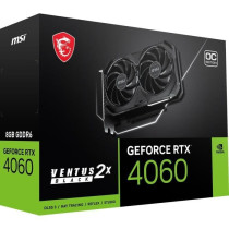 MSI - Graphics card - GeForce RTX ™ 4060 Ventus 2x Black 8G OC