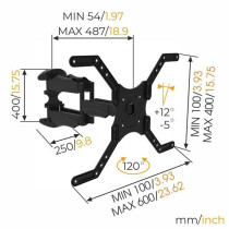 NANOOK TV Wall Mount Bracket for 40-65 Inch TVs - Tilt - Wall Mount fo