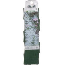 Green Plastic Expandable Lattice - 50x150cm