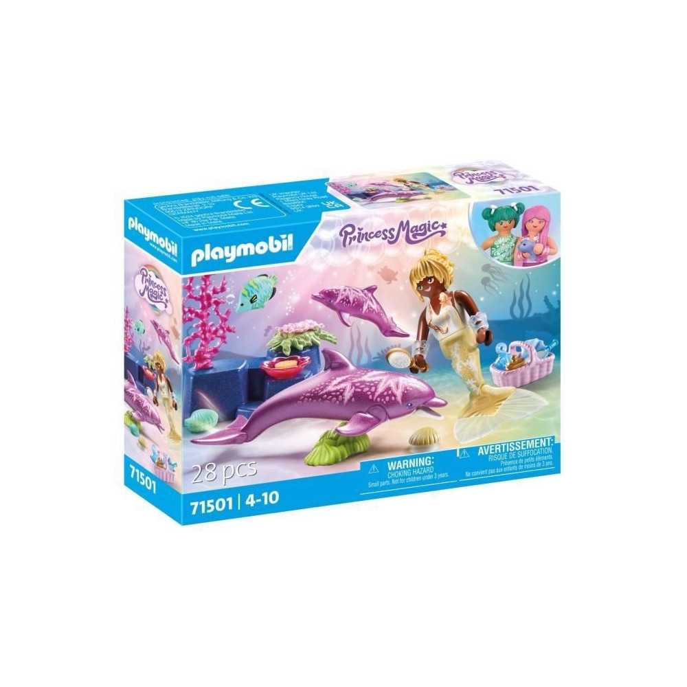 PLAYMOBIL 71501 Sirene avec dauphins