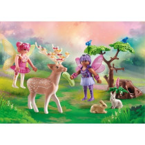 PLAYMOBIL 71800 Duo de fées avec animaux de la foret