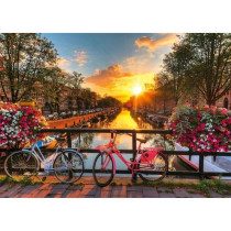 Puzzle 1000 pieces Bicycles in Amsterdam, Adults & Children from 14 ye