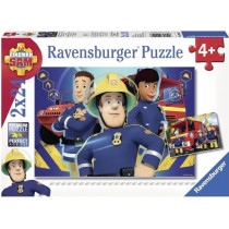 SAM THE FIREMAN Puzzle Sam Help You In Need 2x24 pcs