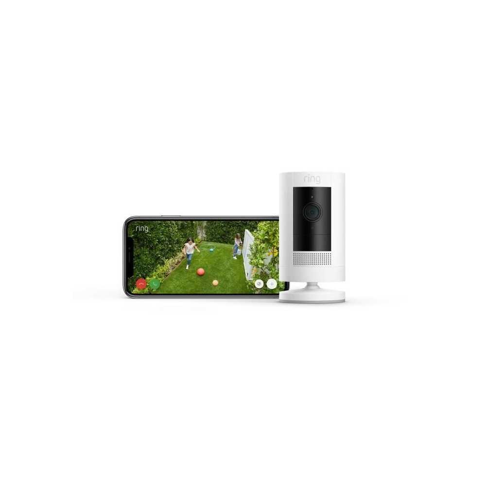 Caméra de Surveillance - RING - Stick Up Batterie - Blanc - 2023 - UE